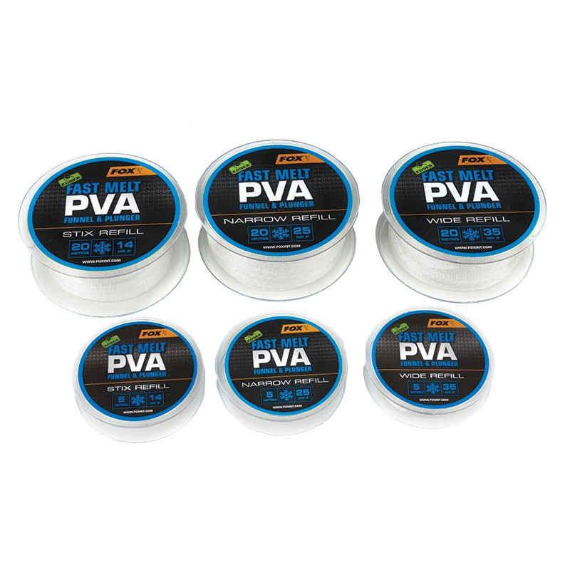 Siatka Pva Fox EDGES REFILL FAST MELT 25MM/5M NARROW CPV067 Siatka Pva Fox EDGES REFILL FAST MELT 25MM/5M NARROW CPV067