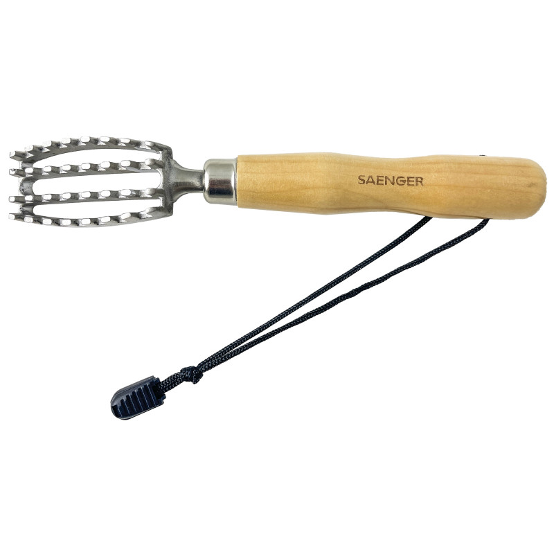 Sae Profi Edelstahl Fischschupper m. Holzgr. 20cm Sae Profi Edelstahl Fischschupper m. Holzgr. 20cm