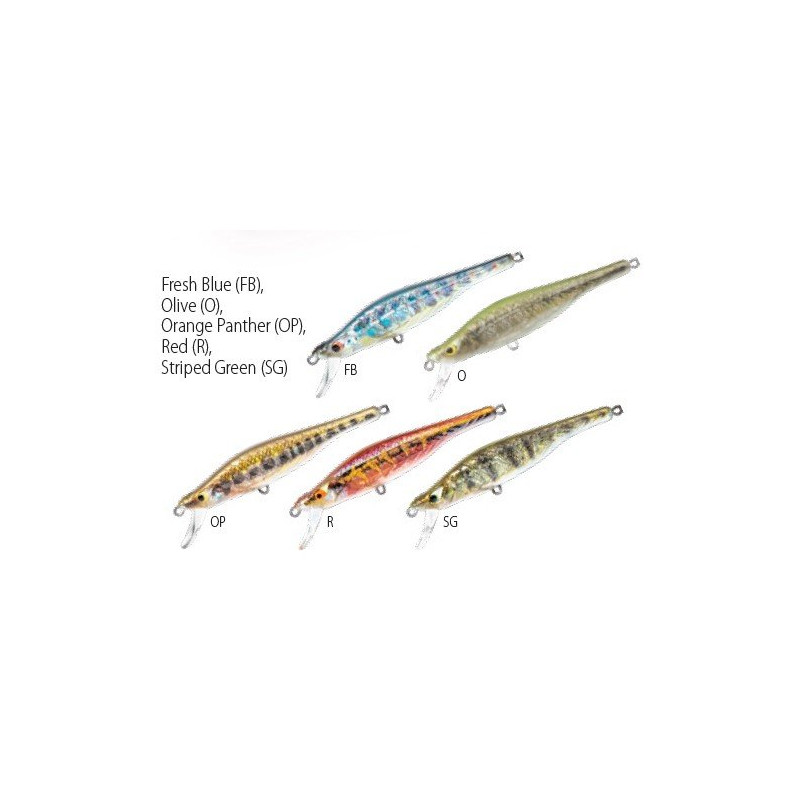 Wobler Fishtank Delta floating 9 cm / 10 g olive Wobler Fishtank Delta floating 9 cm / 10 g olive