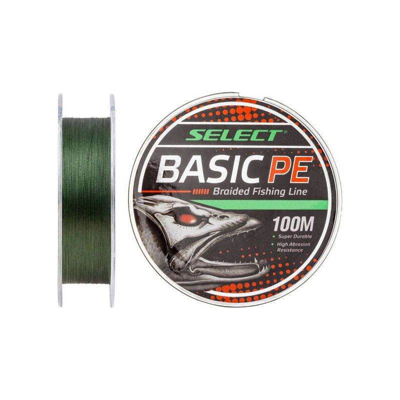 Select Basic PE 150m (ciemnozielony) 0.06mm 6lb/3kg Select Basic PE 150m (ciemnozielony) 0.06mm 6lb/3kg