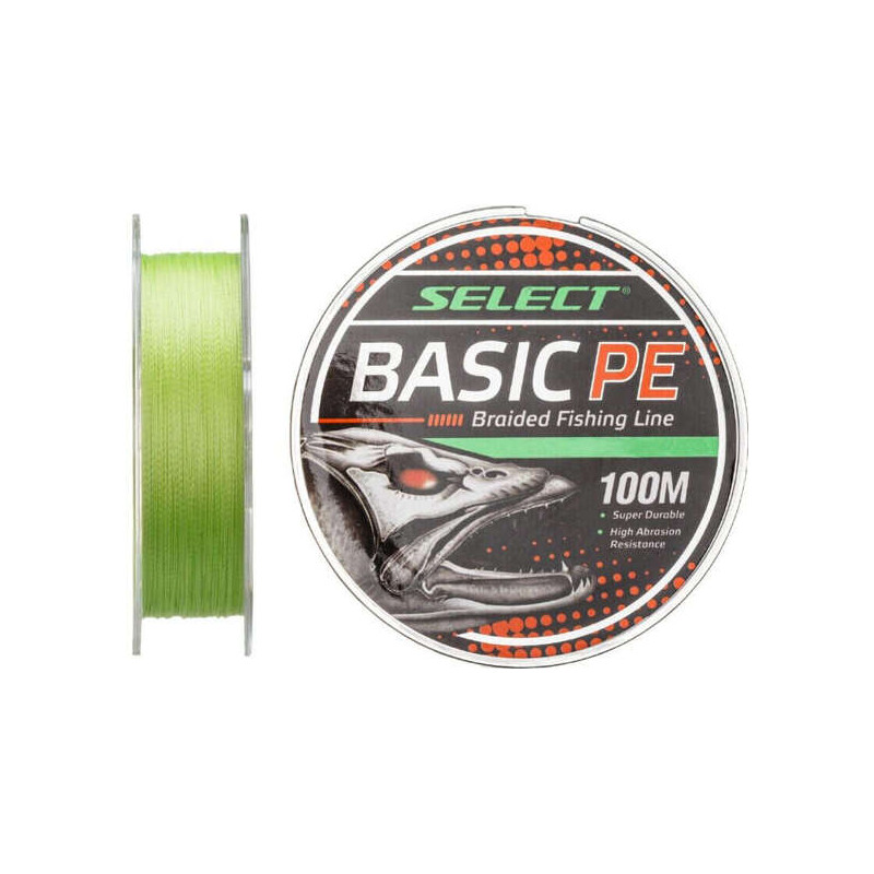 Select Basic PE 150m (jasnozielony) 0.10mm 10lb/4.8kg Select Basic PE 150m (jasnozielony) 0.10mm 10lb/4.8kg