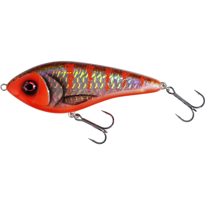 SWIM GLIDEBAIT 10CM 34G SINKING 3D ROCKY RED SWIM GLIDEBAIT 10CM 34G SINKING 3D ROCKY RED