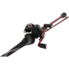 ROD COVER SPIN UP TO 7'/210CM BLACK/RED Ø 4CM 170CM