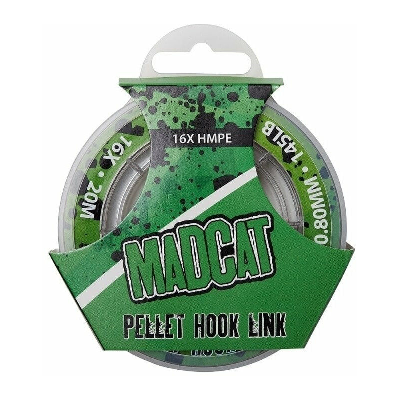 MADCAT Pellet PELLET HOOK LINK 16X 20M 0.80MM 65KG BR MADCAT Pellet PELLET HOOK LINK 16X 20M 0.80MM 65KG BR