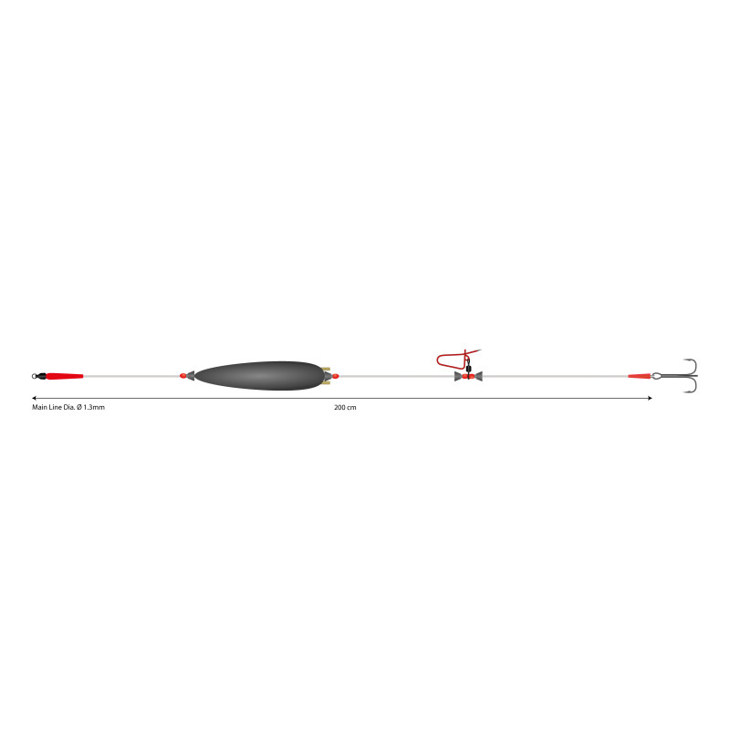 ZESTAW - SUMOWY - SET I - ADJUSTABLE COMBI RIG 10g/200cm/100kg - kotwica: 2/0 - op.1szt. ZESTAW - SUMOWY - SET I - ADJUSTABLE COMBI RIG 10g/200cm/100kg - kotwica: 2/0 - op.1szt.