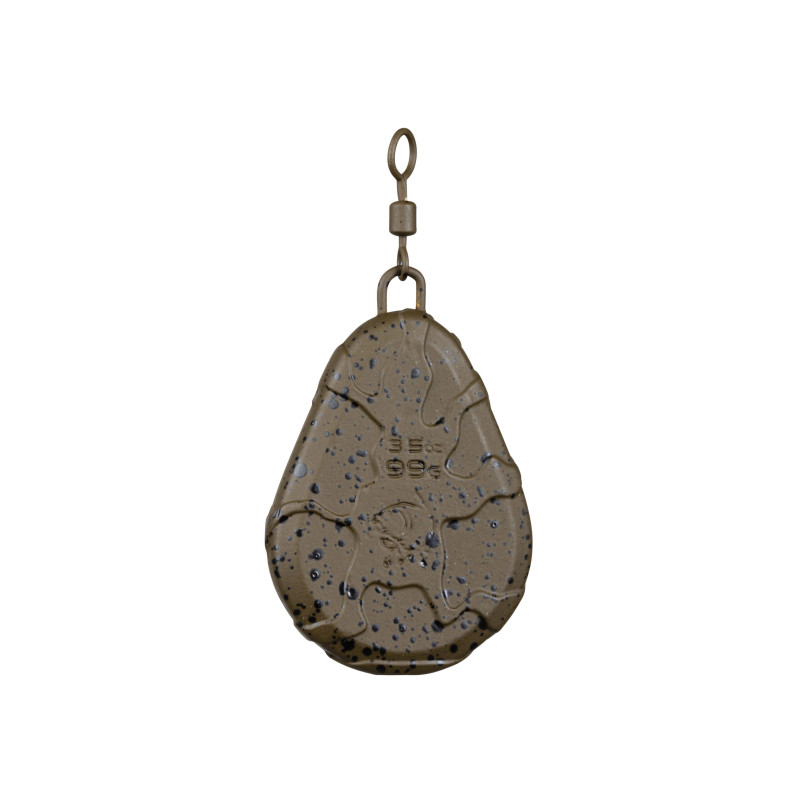 Ciężarek Nash Super Flat Pear Swivel Lead 4 oz Ciężarek Nash Super Flat Pear Swivel Lead 4 oz