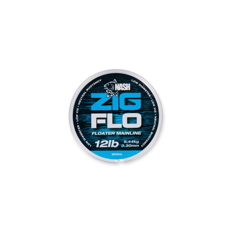 Nash Zig Flo 12lb 0.30mm 300m Nash Zig Flo 12lb 0.30mm 300m