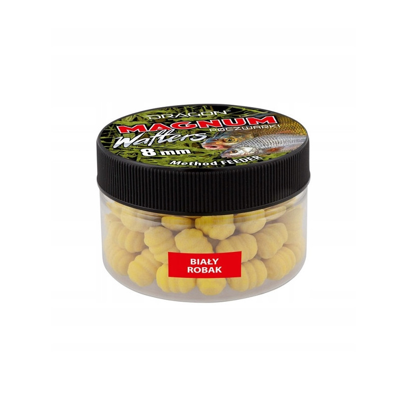 Poczwarki DRAGON MAGNUM Wafters średnica 8 mm BIAŁY ROBAK 60 ml Poczwarki DRAGON MAGNUM Wafters średnica 8 mm BIAŁY ROBAK 60 ml