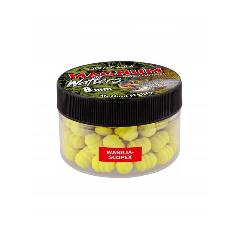 Poczwarki DRAGON MAGNUM Wafters średnica 8 mm WANILIA-SCOPEX 60 ml Poczwarki DRAGON MAGNUM Wafters średnica 8 mm WANILIA-SCOPEX 60 ml