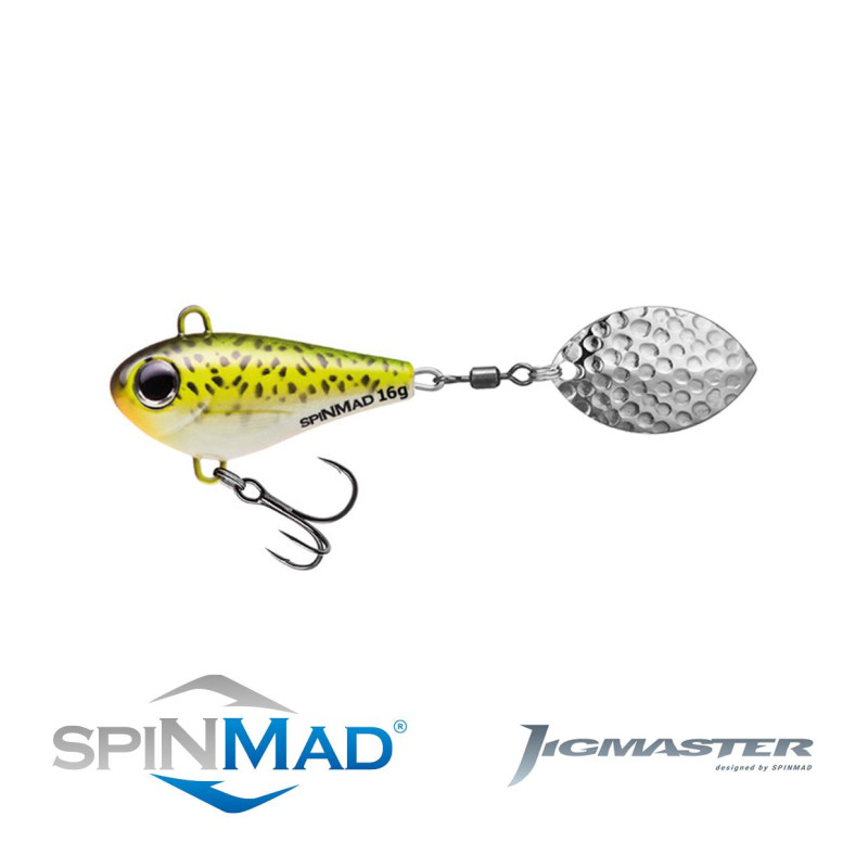 SPIN MAD JIGMASTER 16g 3006-ZIELONY KROPKOWANY SPIN MAD JIGMASTER 16g 3006-ZIELONY KROPKOWANY