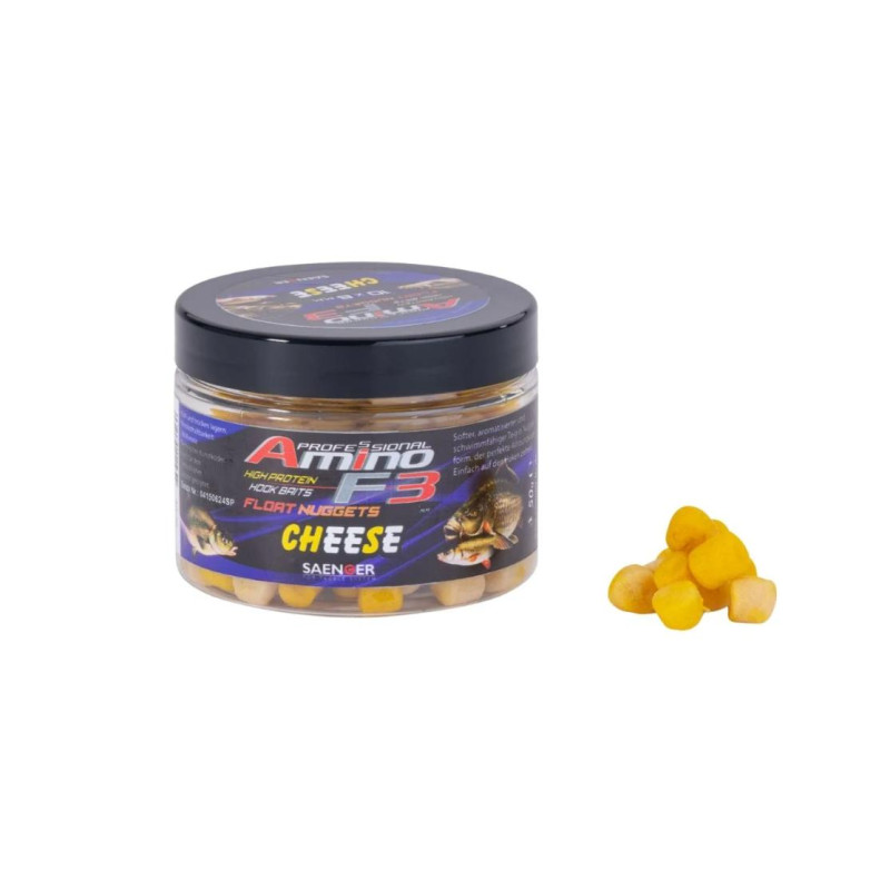 SAENGER Amino F3 Midi Float Nuggets Cheese 50g/10x8mm SAENGER Amino F3 Midi Float Nuggets Cheese 50g/10x8mm