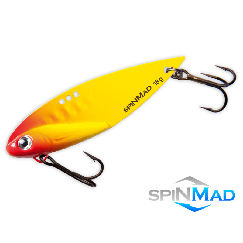 SPIN MAD CYKADA KING 18G 0608-ŻÓŁTY Z CZERWONĄ MORDKĄ SPIN MAD CYKADA KING 18G 0608-ŻÓŁTY Z CZERWONĄ MORDKĄ