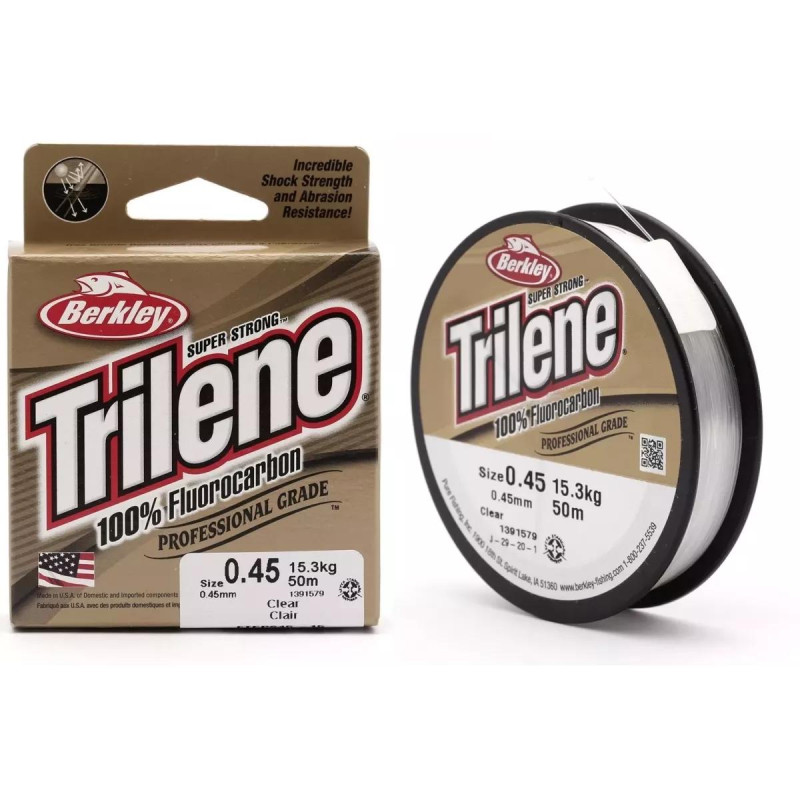 Berkley Trilene ETFPS40-15 TL FLUOR .40MM 50M CLR Berkley Trilene ETFPS40-15 TL FLUOR .40MM 50M CLR
