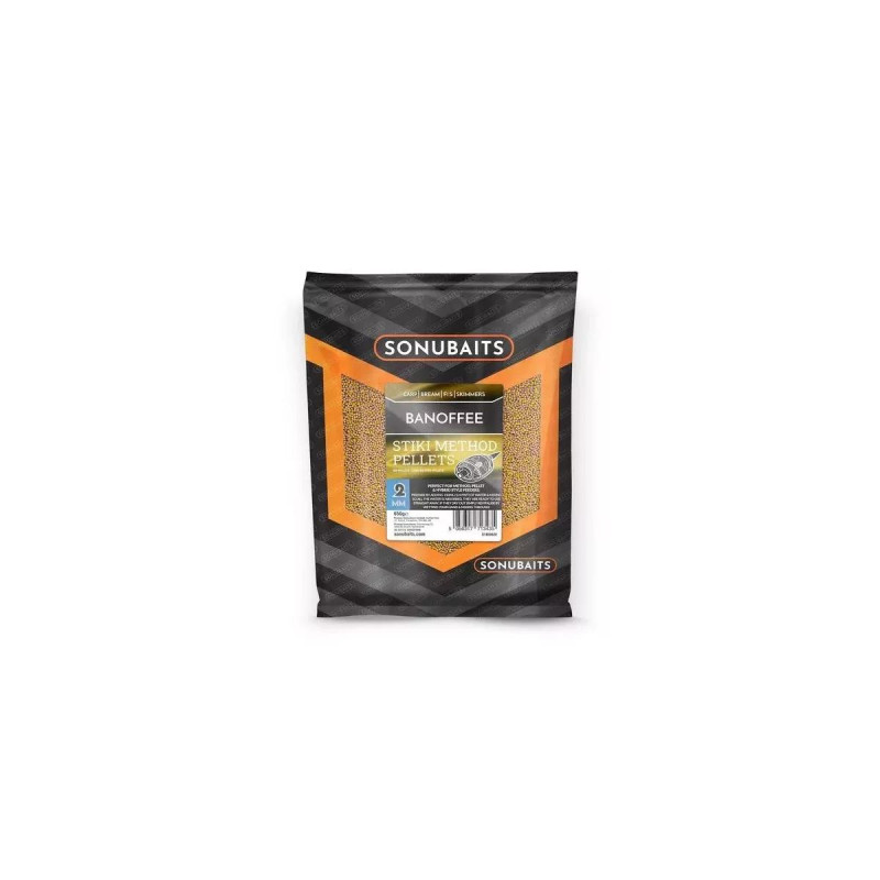 Sonubaits STIKI BANOFFEE METHOD PELLETS 2MM (650gr) Sonubaits STIKI BANOFFEE METHOD PELLETS 2MM (650gr)