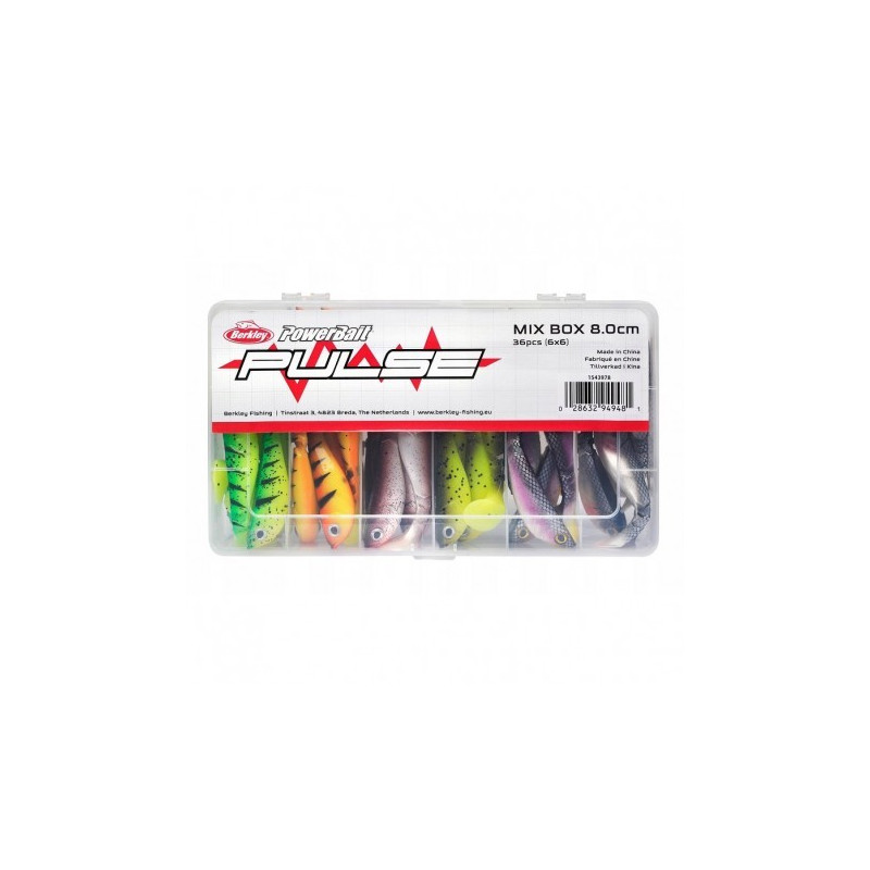 Berkley PowerBait Pulse Shad MixBox 8cm Berkley PowerBait Pulse Shad MixBox 8cm