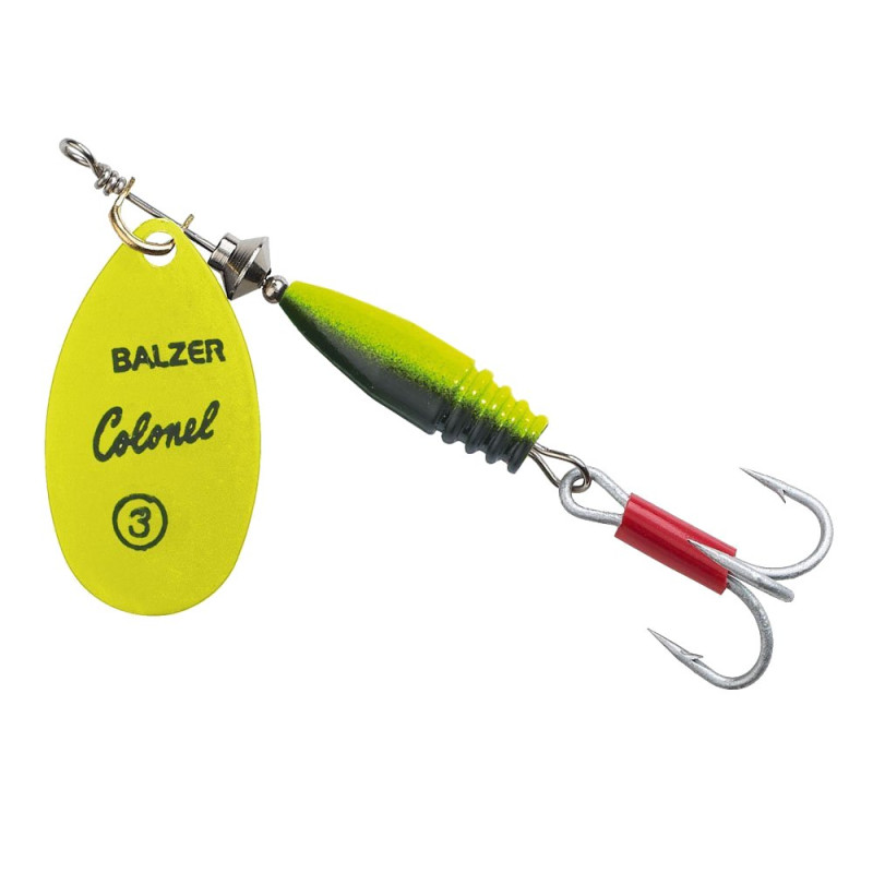 Błystka Balzer Colonel CLASSIC FLUO 7G YELLOW 130600007 Błystka Balzer Colonel CLASSIC FLUO 7G YELLOW 130600007