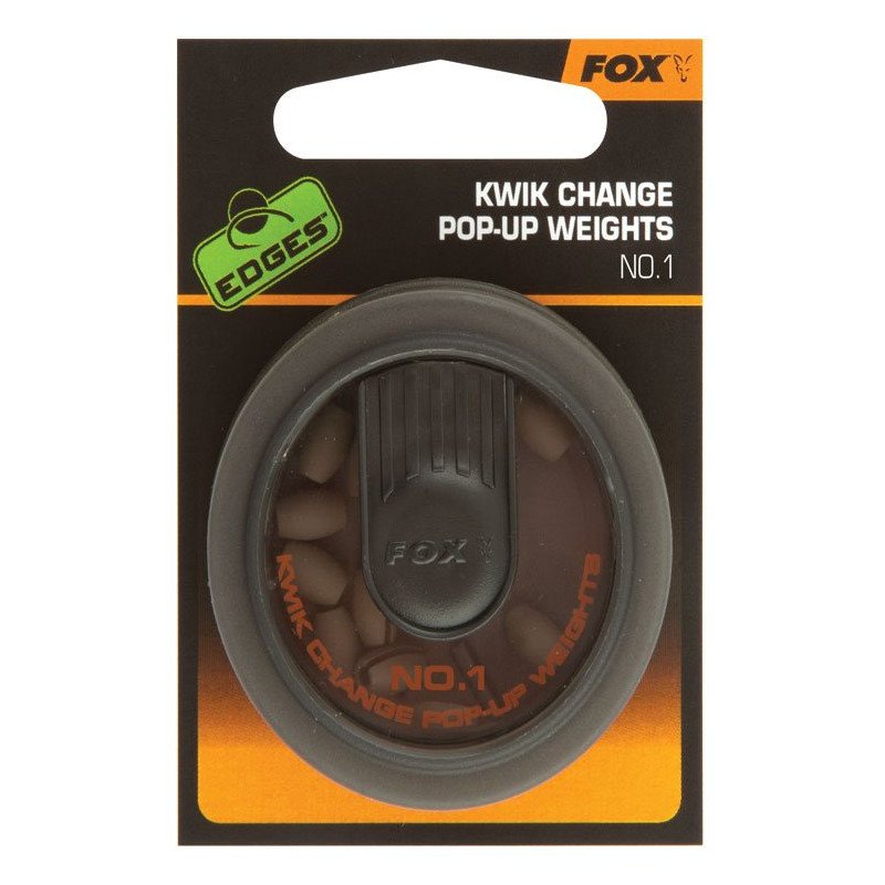 Fox Carp Kwik Change Pop -up Weights no1 Fox Carp Kwik Change Pop -up Weights no1