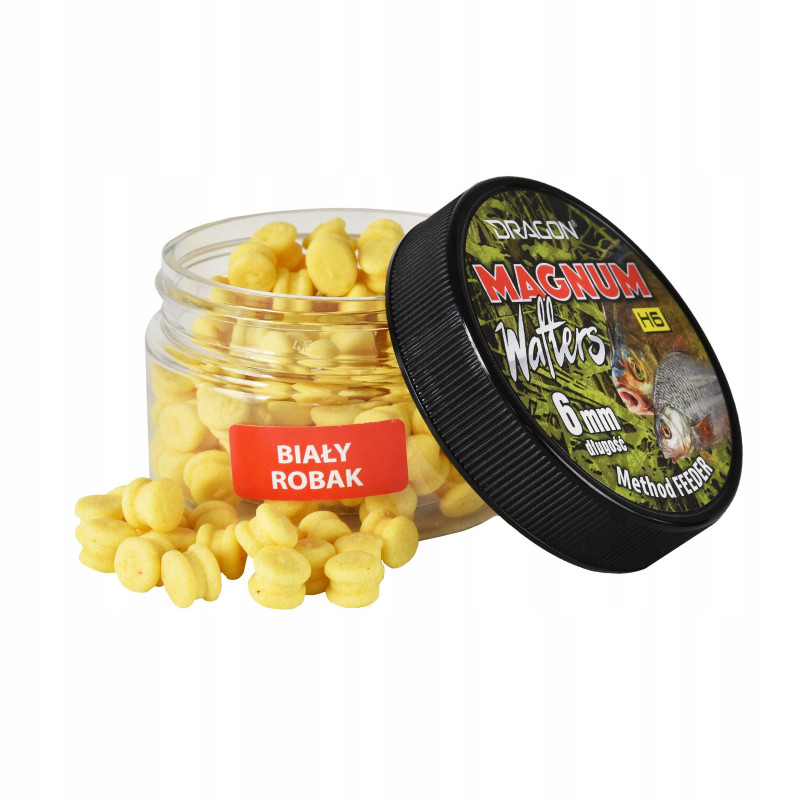 H6 DRAGON MAGNUM Wafters długość 6 mm BIAŁY ROBAK 60 ml H6 DRAGON MAGNUM Wafters długość 6 mm BIAŁY ROBAK 60 ml