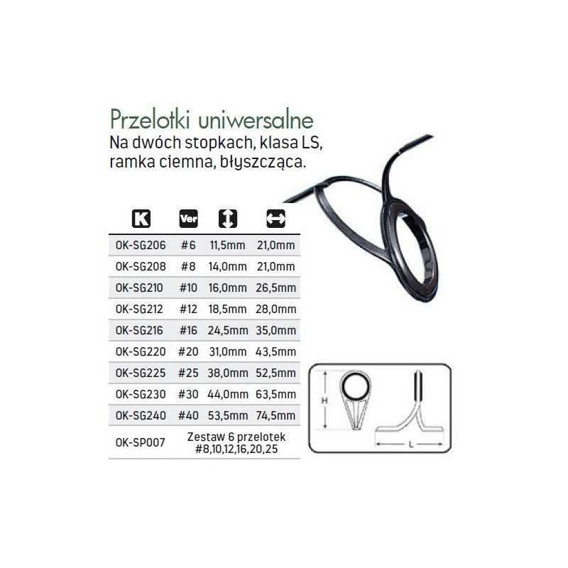 Jaxon Przelotka Uniwersalna NA DWÓCH STOPKACH SIC ZIRCONIA 25 Jaxon Przelotka Uniwersalna NA DWÓCH STOPKACH SIC ZIRCONIA 25