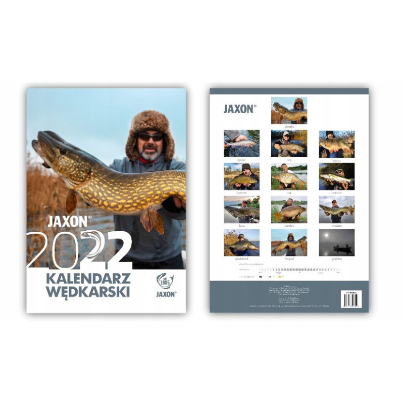 Kalendarz Wędkarski Jaxon 2022 Kalendarz Wędkarski Jaxon 2022