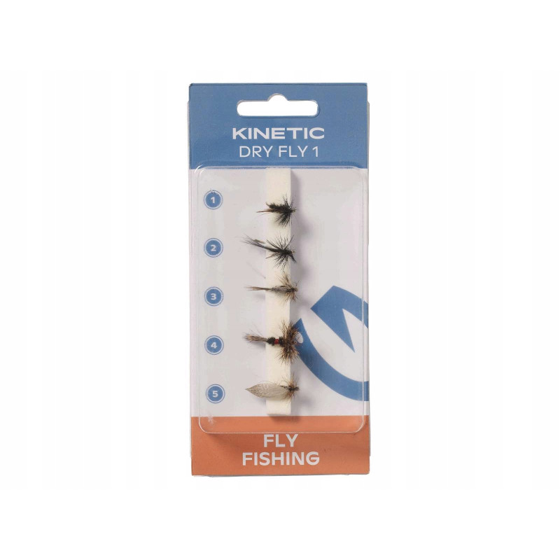 KINETIC DRY FLIES 1 5PCS KINETIC DRY FLIES 1 5PCS