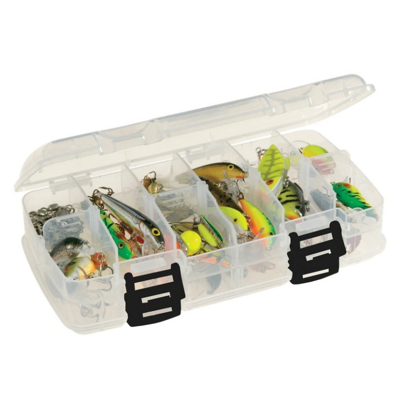 Plano 345023 Dbl SIDED CLEAR W BLACK LATCHES Plano 345023 Dbl SIDED CLEAR W BLACK LATCHES