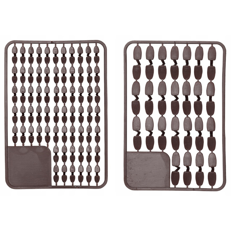 Madcat Pellet Stops 2X25PCS L DARK BROWN Madcat Pellet Stops 2X25PCS L DARK BROWN
