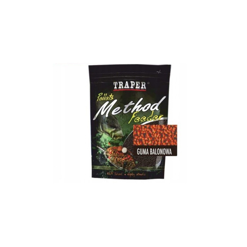 Pelet Traper Method FEEDER 2MM 0.5KG GUMA BALONOWA Pelet Traper Method FEEDER 2MM 0.5KG GUMA BALONOWA