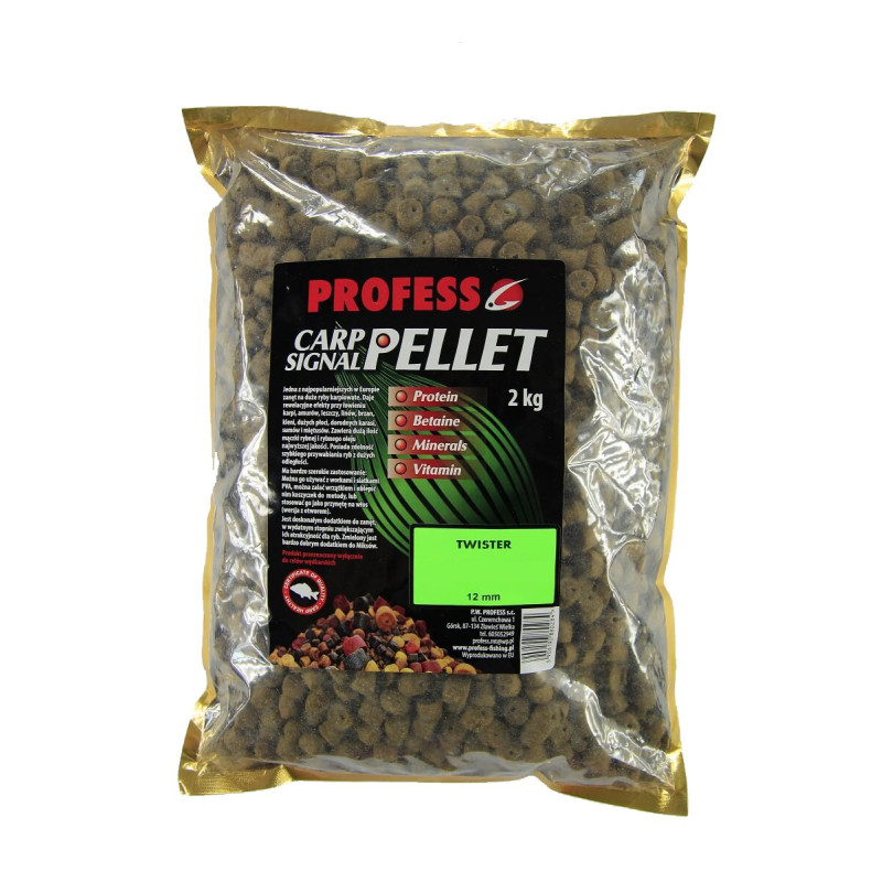 Profess Pellet Twister – TRUSKAWKA 12 mm 700 g Profess Pellet Twister – TRUSKAWKA 12 mm 700 g