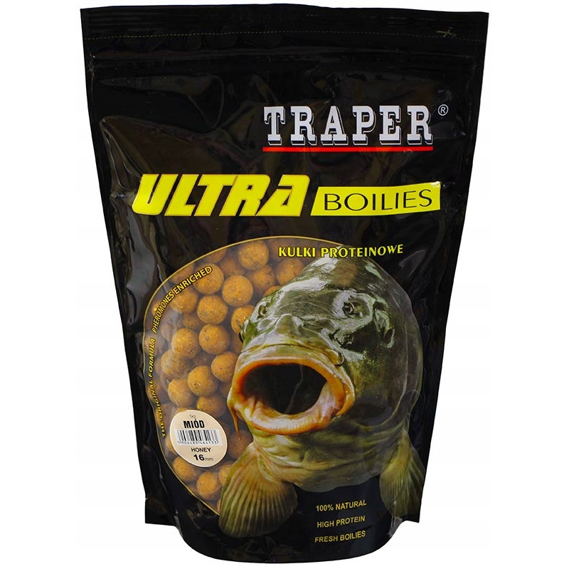 Kulki Proteinowe Traper MIÓD 1KG Kulki Proteinowe Traper MIÓD 1KG