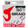 PLECIONKA DAIWA J-BRAID X8 0.13MM 150M CIEMNOZIELONA 12751-013