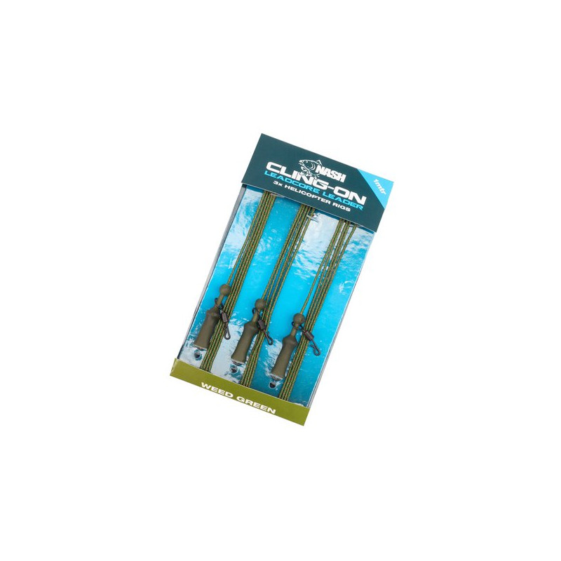 Nash - Cling-On Leadcore Helicopter Leaders Weed – leader Nash - Cling-On Leadcore Helicopter Leaders Weed – leader