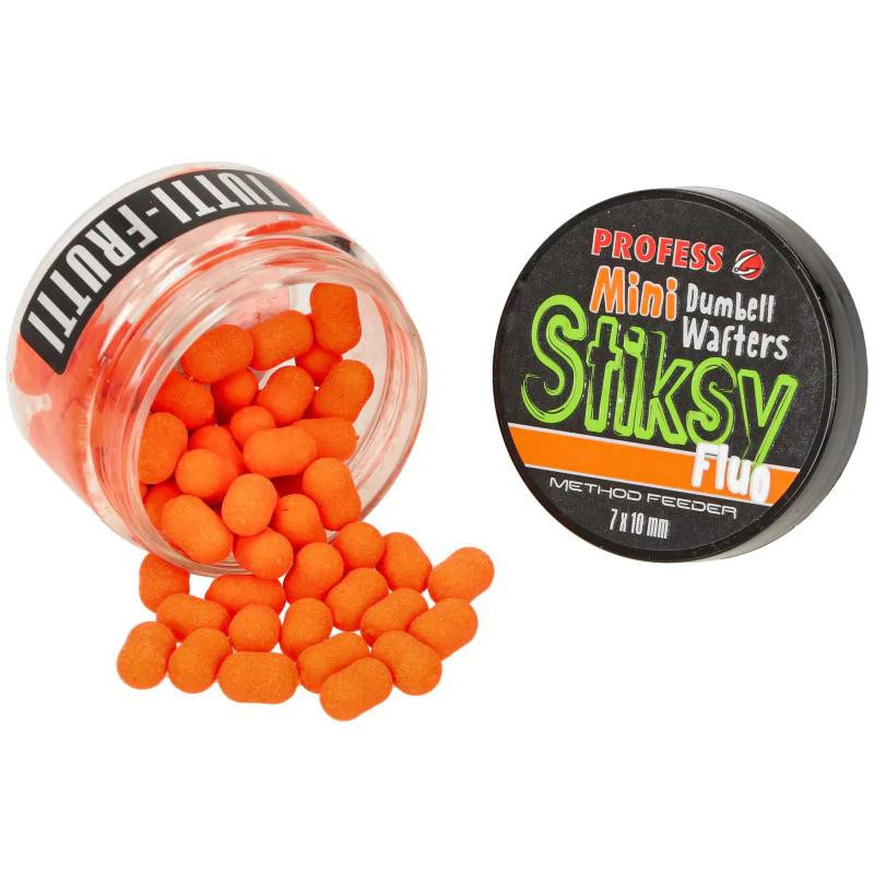 PROFESS DUMBELL WAFTERS STIKSY FLUO 7*10mm TUTTI FRUTTI PROFESS DUMBELL WAFTERS STIKSY FLUO 7*10mm TUTTI FRUTTI