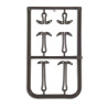 ZESTAW PRZYPON ANACONDA PIERCER LINE ALIGNER RIG B-988 BARBLESS NR.6 20CM 35LB 2450016