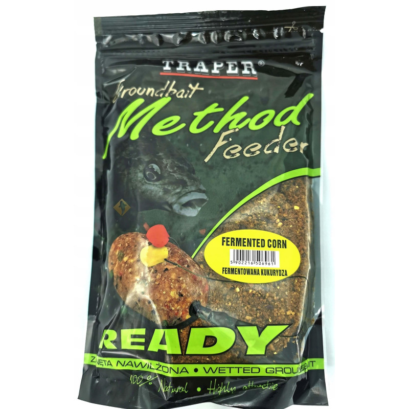 Zanęta Traper Method FEEDER READY 0.75KG FERMENTOWANA KUKURYDZA Zanęta Traper Method FEEDER READY 0.75KG FERMENTOWANA KUKURYDZA