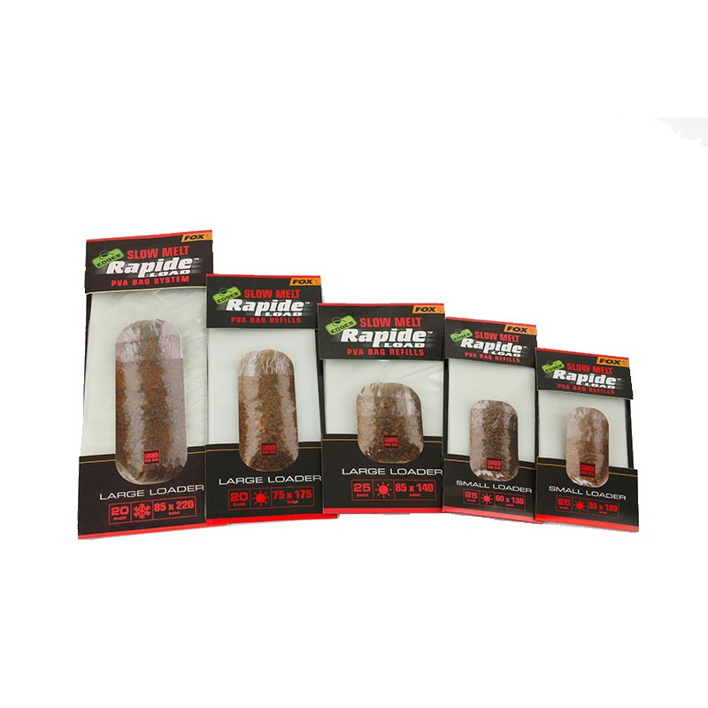 Woreczki Pva Fox EDGES RAPIDE REFILLS SLOW MELT 60MMX130MM CPV059 Woreczki Pva Fox EDGES RAPIDE REFILLS SLOW MELT 60MMX130MM CPV059